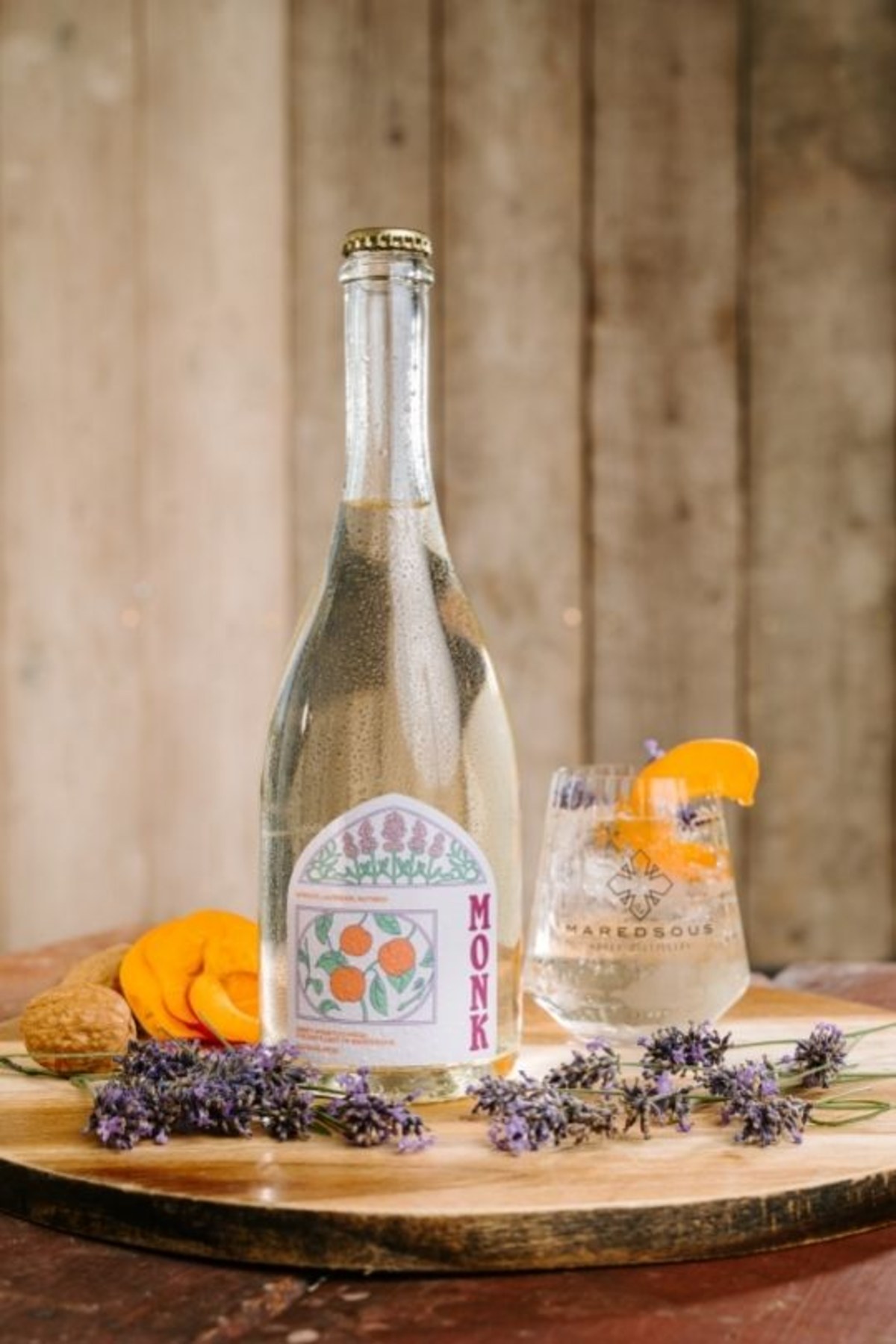 Monk — Apricot · Lavender · Nutmeg