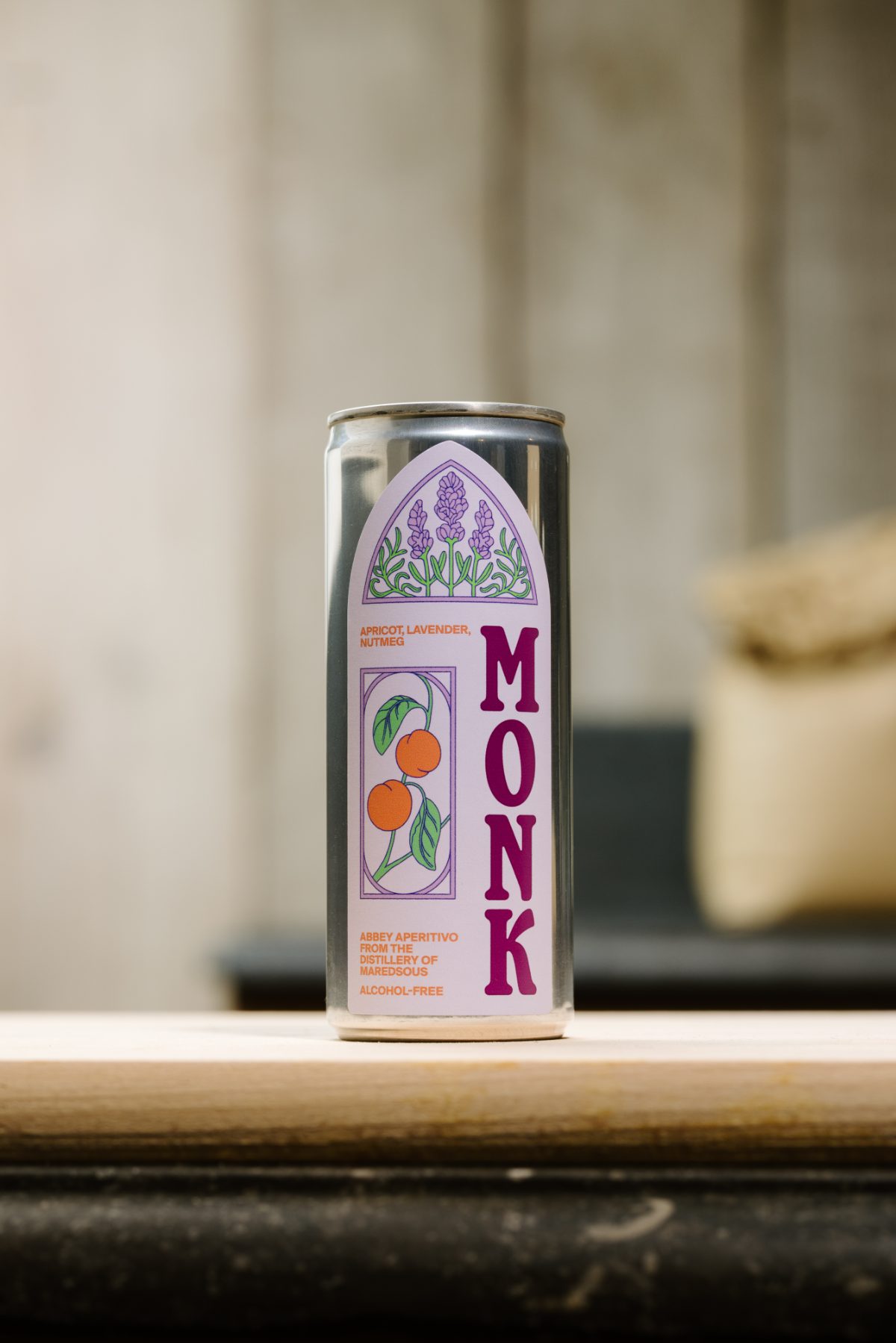 Monk — Apricot · Lavender · Nutmeg